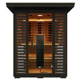 Peak Saunas Kilimanjaro 5-Person Outdoor Full Spectrum Infrared Sauna with XL Medical-Grade Red Light Therapy and Smart WiFi App Control