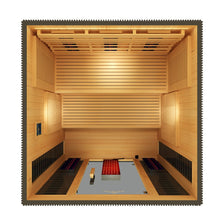 Load image into Gallery viewer, Peak Saunas Kilimanjaro 5-Person Outdoor Full Spectrum Infrared Sauna with XL Medical-Grade Red Light Therapy and Smart WiFi App Control