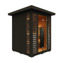 Load image into Gallery viewer, Peak Saunas Kilimanjaro 5-Person Outdoor Full Spectrum Infrared Sauna with XL Medical-Grade Red Light Therapy and Smart WiFi App Control