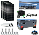 2.2KW Boat Dock Offgrid Solar Kit - Portable with Plug and Play Connections