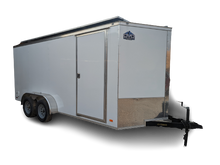 Load image into Gallery viewer, 16&#39; Expanded Model Enclosed SOLAR POWERED Offgrid Self-Sufficient Trailer - BASE MODEL w Expanded 10K Split Phase 120V/240V OMO E-Line Inverter + 10.24kWh OMO E-Line Lithium Battery
