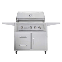 Load image into Gallery viewer, Edgestar 89K BTU 36&quot; Liquid Propane Freestanding LED Lighting Grill Cart With Rotisserie (SAK85914)