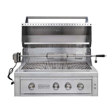 Load image into Gallery viewer, Edgestar 89K BTU 36&quot; Natural Gas Freestanding Grill Cart With Lighting Knobs &amp; Rotisserie (SAK12573)