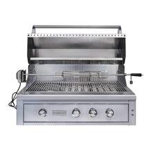 Load image into Gallery viewer, Edgestar 89K BTU 42&quot; Wide Natural Gas Freestanding Grill Cart With Rotisserie And Lighted Knobs (SAK56935)