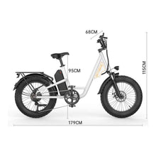 Load image into Gallery viewer, EKX L1 1000W 48V/15.6AH Electric Mountain Fat Tire Bike, 20&quot; (SAK27491)
