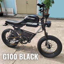 Load image into Gallery viewer, HappyRun G100 (G100 Pro) Long Distance Electric Fat Tire Bike Motorcycle (SAK95715)