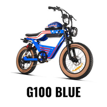 Load image into Gallery viewer, HappyRun G100 (G100 Pro) Long Distance Electric Fat Tire Bike Motorcycle (SAK95715)