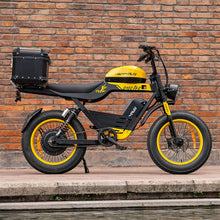 Load image into Gallery viewer, HappyRun G100 (G100 Pro) Long Distance Electric Fat Tire Bike Motorcycle (SAK95715)