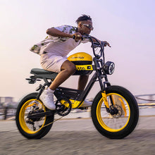 Load image into Gallery viewer, HappyRun G100 (G100 Pro) Long Distance Electric Fat Tire Bike Motorcycle (SAK95715)
