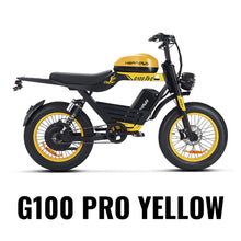 Load image into Gallery viewer, HappyRun G100 (G100 Pro) Long Distance Electric Fat Tire Bike Motorcycle (SAK95715)