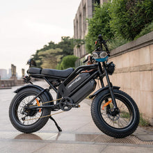 Load image into Gallery viewer, HappyRun G70 Long Distance Dual Battery Electric Fat Tire Cargo Bike, 1000W (SAK81369)