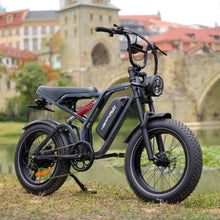 Load image into Gallery viewer, HappyRun Tank G60 Electric Off-Road Fat Tire Moped Bike (SAK48732)