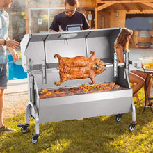 Load image into Gallery viewer, Heavy-Duty 52W Spit Roaster Rotisserie BBQ Grill For Pig, Lamb And Chicken (SAK59286)