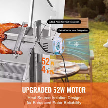 Load image into Gallery viewer, Heavy-Duty 52W Spit Roaster Rotisserie BBQ Grill For Pig, Lamb And Chicken (SAK59286)