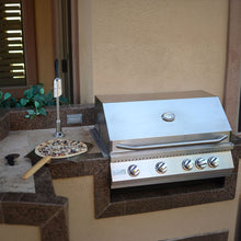 Load image into Gallery viewer, KoKoMo Grills 32&quot; Heavy Duty 60K BTU LP/NG 4 Burner Built-In Stainless Steel Gas Grill (SAK25317)
