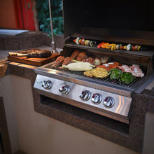 Load image into Gallery viewer, KoKoMo Grills 32&quot; Heavy Duty 60K BTU LP/NG 4 Burner Built-In Stainless Steel Gas Grill (SAK25317)
