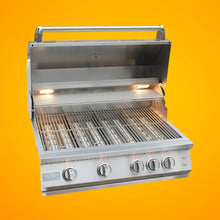 Load image into Gallery viewer, KoKoMo Grills 32&quot; Professional 72K BTU LP/NG 4 Burner Built-In Stainless Steel Gas Grill (SAK48170)