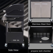Load image into Gallery viewer, Large Outdoor BBQ Stainless Steel Propane Gas Grill With 4 Burners, 42K BTU (93564712)