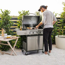 Load image into Gallery viewer, Large Outdoor BBQ Stainless Steel Propane Gas Grill With 4 Burners, 42K BTU (93564712)