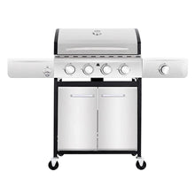 Load image into Gallery viewer, Large Outdoor BBQ Stainless Steel Propane Gas Grill With 4 Burners, 42K BTU (93564712)