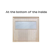 Load image into Gallery viewer, Luxury 2-Person Hemlock Wood FAR Infrared Sauna Room W/ Glass Door, 1750W (SAK81525)