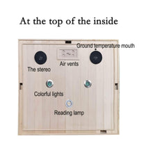 Load image into Gallery viewer, Luxury 2-Person Hemlock Wood FAR Infrared Sauna Room W/ Glass Door, 1750W (SAK81525)
