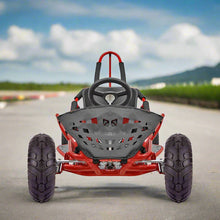 Load image into Gallery viewer, MotoTec 1000W 48V/12AH Electric Off-Road Go Kart, Red (97685241)