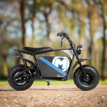 Load image into Gallery viewer, MotoTec 1000W 48V/12AH Electric Powered Mini Bike, Black (96372584)
