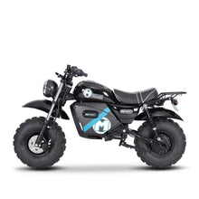 Load image into Gallery viewer, MotoTec 1500W 60V/20AH Electric Powered Mini Bike, Black (97368524)