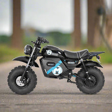 Load image into Gallery viewer, MotoTec 1500W 60V/20AH Electric Powered Mini Bike, Black (97368524)