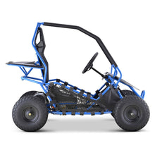 Load image into Gallery viewer, MotoTec Maverick 36V/36AH Blue Electric Motorized Go Kart, 1000W (95368142)