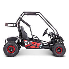 Load image into Gallery viewer, MotoTec Mud XL Red 60V/20AH Electric Full Suspension Go Kart, 2000W (SAK96351)