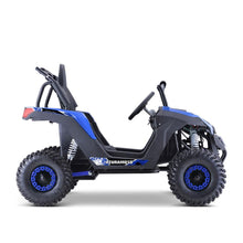 Load image into Gallery viewer, MotoTec Raider 1200W 48V/12AH Kids Electric Full Suspension UTV, Blue (93715062)