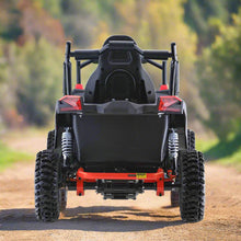 Load image into Gallery viewer, MotoTec Raider 1200W 48V/12AH Kids Electric Full Suspension UTV, Red (91735260)