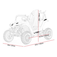 Load image into Gallery viewer, MotoTec Raider 1200W 48V/12AH Kids Electric Full Suspension UTV, Red (91735260)