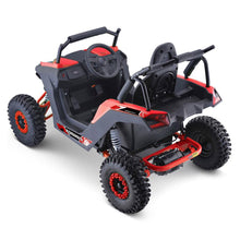 Load image into Gallery viewer, MotoTec Raider 1200W 48V/12AH Kids Electric Full Suspension UTV, Red (91735260)