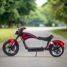Load image into Gallery viewer, MotoTec Raven 60V/30AH 2500W Electric Moped Motorcycle Scooter For Adults, Red (SAK48163)