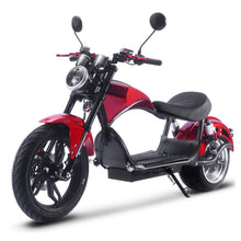 Load image into Gallery viewer, MotoTec Raven 60V/30AH 2500W Electric Moped Motorcycle Scooter For Adults, Red (SAK48163)