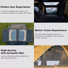 Load image into Gallery viewer, Naturnest Andromeda Khaki Soft Shell Rooftop Tent With Large Panoramic Skylight &amp; YKK Doors (SAK72384)