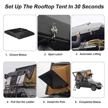Load image into Gallery viewer, Naturnest Sirius 3 Premium 2XL 3-Person Clamshell Roof Top Tent (SAK62917)