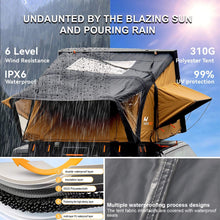 Load image into Gallery viewer, Naturnest Sirius 3 Premium 2XL 3-Person Clamshell Roof Top Tent (SAK62917)