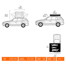 Load image into Gallery viewer, Naturnest Andromeda Khaki Soft Shell Rooftop Tent With Large Panoramic Skylight &amp; YKK Doors (SAK72384)