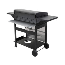 Load image into Gallery viewer, Premium Outdoor 4-Burner Propane BBQ Grill With Foldable Side Tables, Hanging Basket, And Cooking Grids (SAK53213)