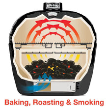 Load image into Gallery viewer, Primo Oval XL 400 Ceramic Kamado BBQ Grill W/ Stainless Steel Grates [PGCXLH] (SAK23100)