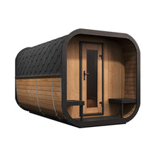 Load image into Gallery viewer, SaunaLife Model CL12GCP Cube-Series Outdoor 8-Person Home Sauna Kit [CL12GCP] (SAK38741)