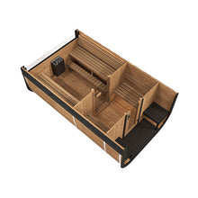 Load image into Gallery viewer, SaunaLife Model CL12GCP Cube-Series Outdoor 8-Person Home Sauna Kit [CL12GCP] (SAK38741)