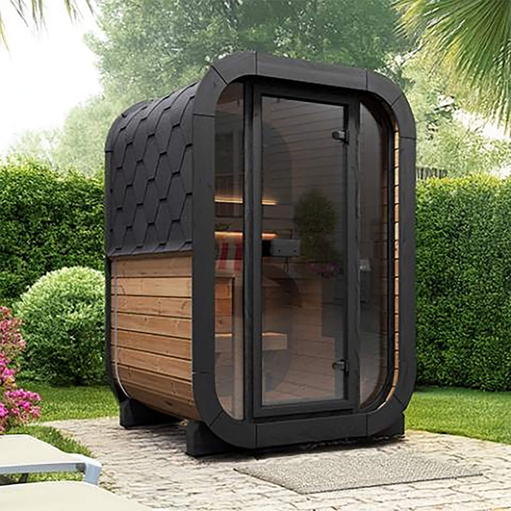 SaunaLife Model CL3G Cube-Series Outdoor 2-Person Home Sauna Kit [SL-MODELCL3G] (SAK23721)