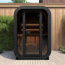 Load image into Gallery viewer, SaunaLife Model CL3G Cube-Series Outdoor 2-Person Home Sauna Kit [SL-MODELCL3G] (SAK23721)