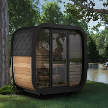 Load image into Gallery viewer, SaunaLife Model CL4G 3-Person Cube-Series Luxury Wooden Outdoor Home Sauna Kit [SL-MODELCL4G] (SAK92610)