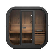Load image into Gallery viewer, SaunaLife Model CL4G 3-Person Cube-Series Luxury Wooden Outdoor Home Sauna Kit [SL-MODELCL4G] (SAK92610)